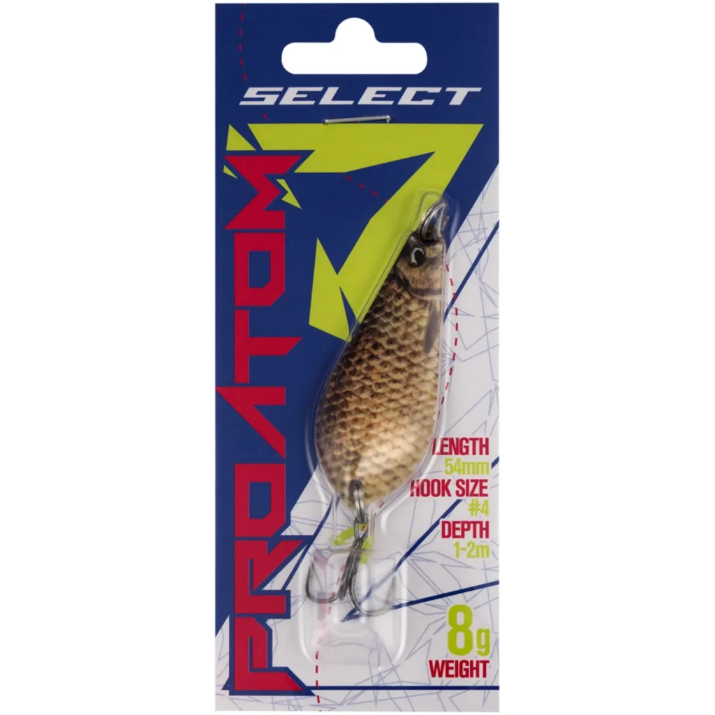 Блешня Select ProAtom 8.0g 54mm S50 (1870.77.29) Блешня Select ProAtom 8.0g 54mm S50 (1870.77.29)