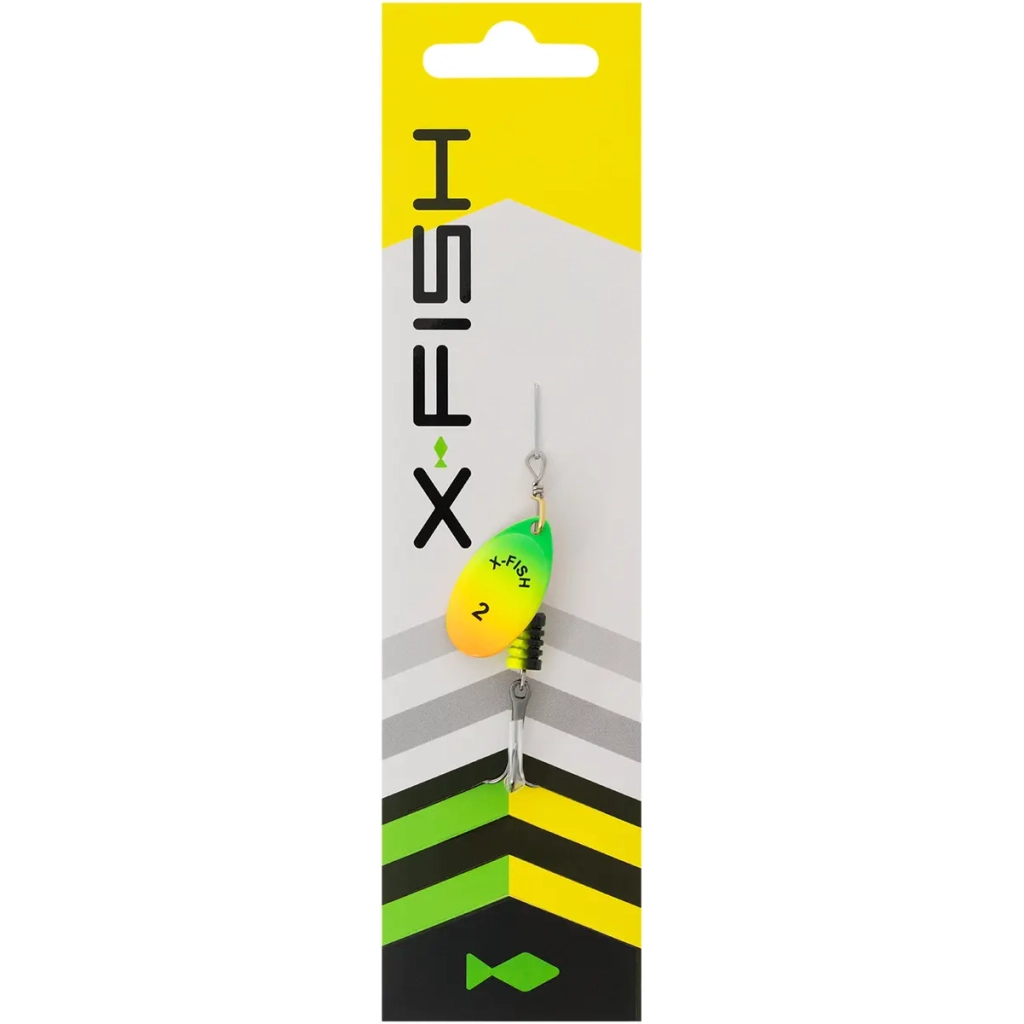 Блешня X-Fish Stark 4.5g 2 Fire tiger (1917.05.85) Блешня X-Fish Stark 4.5g 2 Fire tiger (1917.05.85)