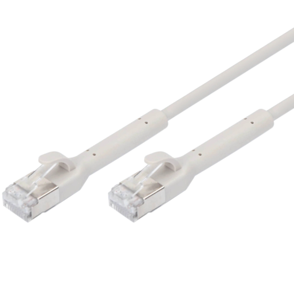 Патч-корд 1.5м, SFTP, cat.6A, AWG 32/7, Cu, TPE-LSZH, гнучкий, grey Digitus (DK-1632-A-015B)