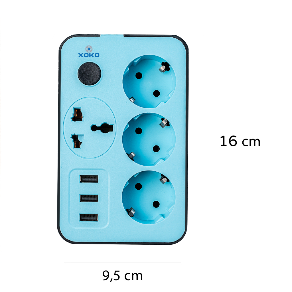 Мережевий фільтр живлення XoKo XK-SP-3-3-1 (XK-SP-3-3-1-SL) Мережевий фільтр живлення XoKo XK-SP-3-3-1 (XK-SP-3-3-1-SL)