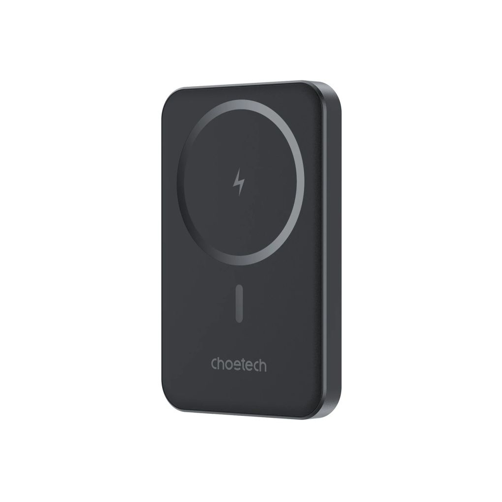 Батарея універсальна Choetech Magnetic Wireless 5000mAh, 20W, PD, Qi-15W, Black (B709-CCBK)