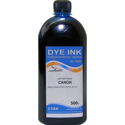 Чорнило DCTec Canon F600C/500 Cyan (DC-F600C/500)
