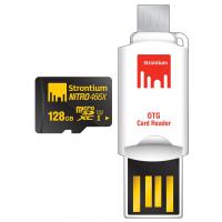 Карта пам'яті Strontium Flash 128GB microSD class 10 USH-I (SRN128GTFU1T)