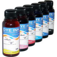 Чорнило DCTec HP DJ 10/ 20/ 30/ 50/ 90/ 120/ 130 (6x100мл) (DC6-H120/100 UV Dye)