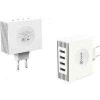 Зарядний пристрій Nomi 4*USB Port (4.2A) White (HC05424 White)