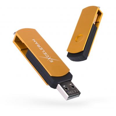 USB флеш накопичувач eXceleram 32GB P2 Series Gold/Black USB 2.0 (EXP2U2GOB32)