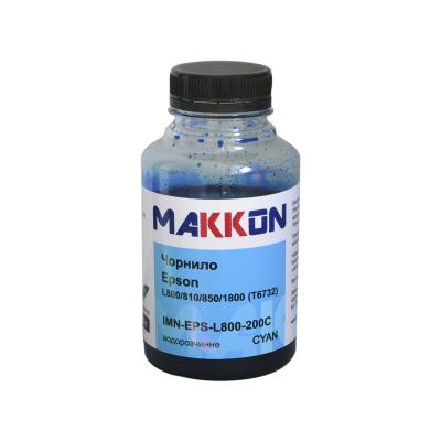 Чорнило Makkon Epson L800/810/850/1800 (T6732) 200г cyan (IMN-EPS-L800-200C)