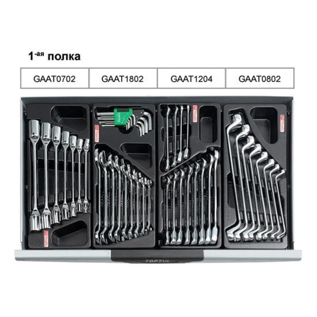 Набір інструментів Toptul у візку (Pro-Line) 7 секцій 227од. (GCAJ0012) Набір інструментів Toptul у візку (Pro-Line) 7 секцій 227од. (GCAJ0012)
