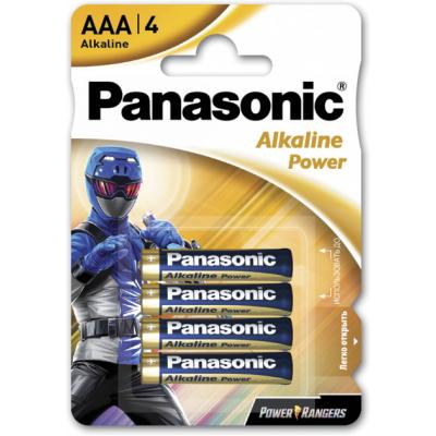 Battery Panasonic AAA LR03 POWER * 4 Power Rangers (LR03REB/4BPRPR)