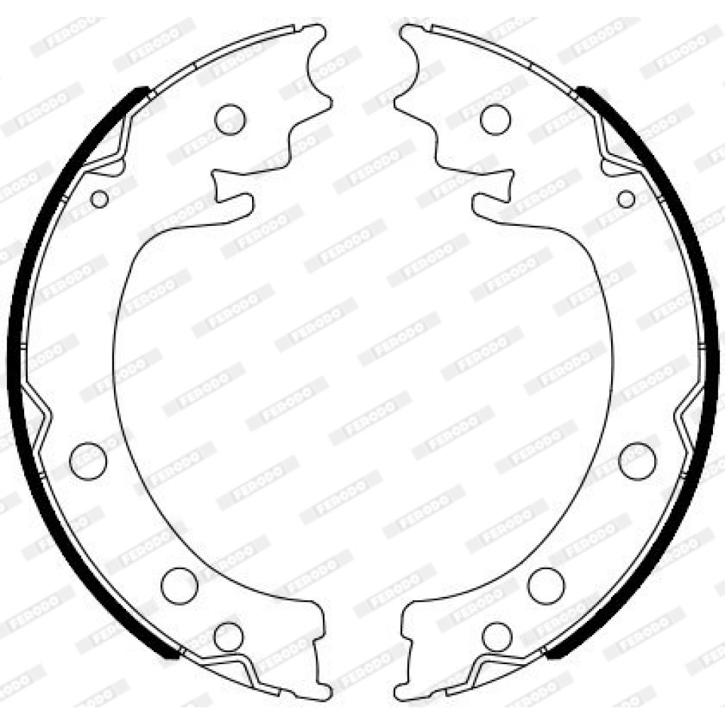 Гальмівні колодки FERODO FSB4116 Гальмівні колодки FERODO FSB4116