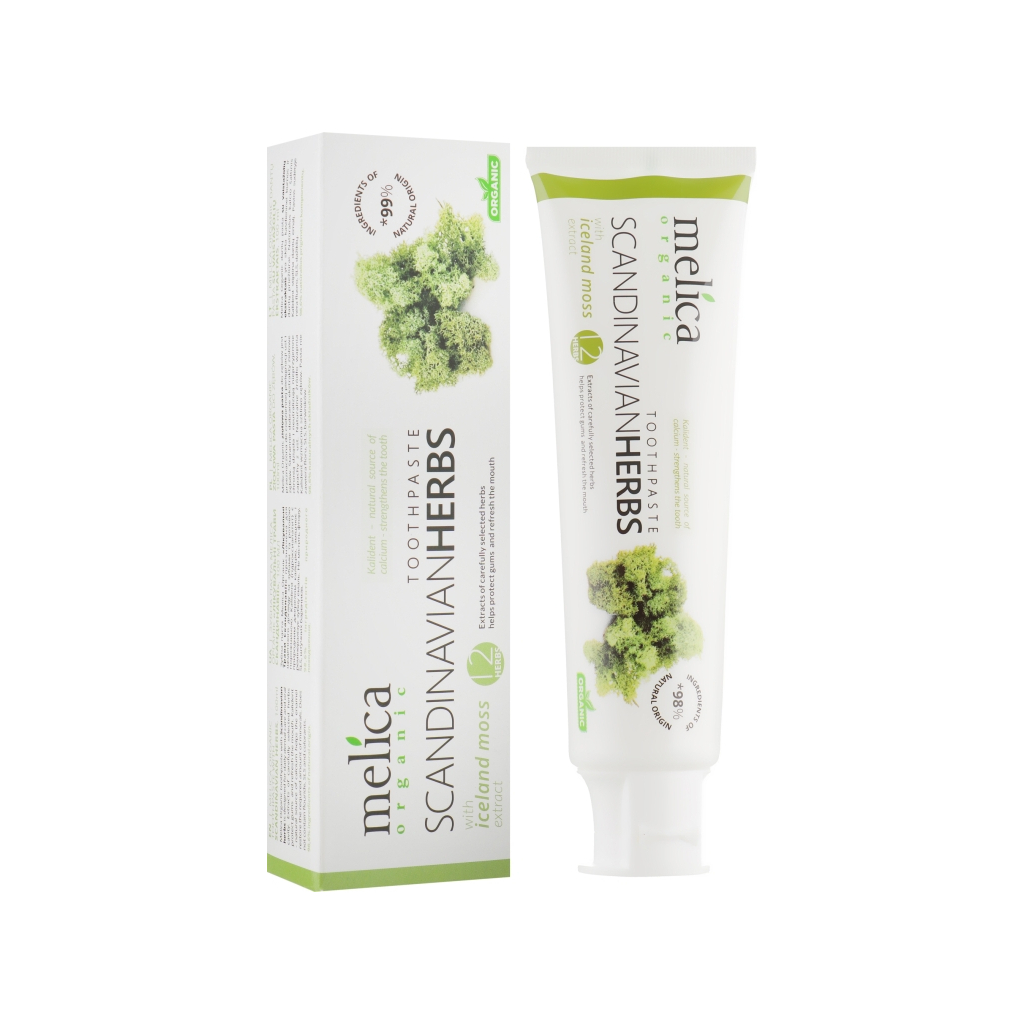 Зубна паста Melica Organic Лікувальні трави Скандинавії 100 мл (4770416003587)