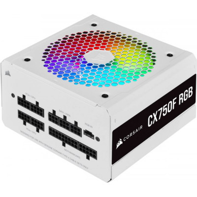 Блок живлення Corsair 750W CX750F RGB White (CP-9020227-EU)