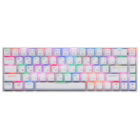 Клавіатура 2E GAMING KG370 RGB 68key Gateron Blue Switch USB White (2E-KG370UWT-BL)