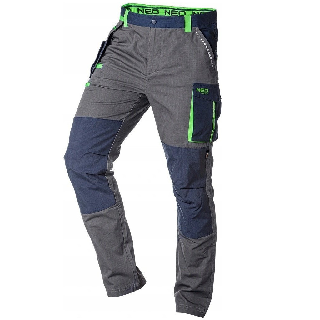 Штани робочі Neo Tools Premium, розмір XXL (56), тканина ripstop, 210 г/м2,бавовна, (81-227-XXL)