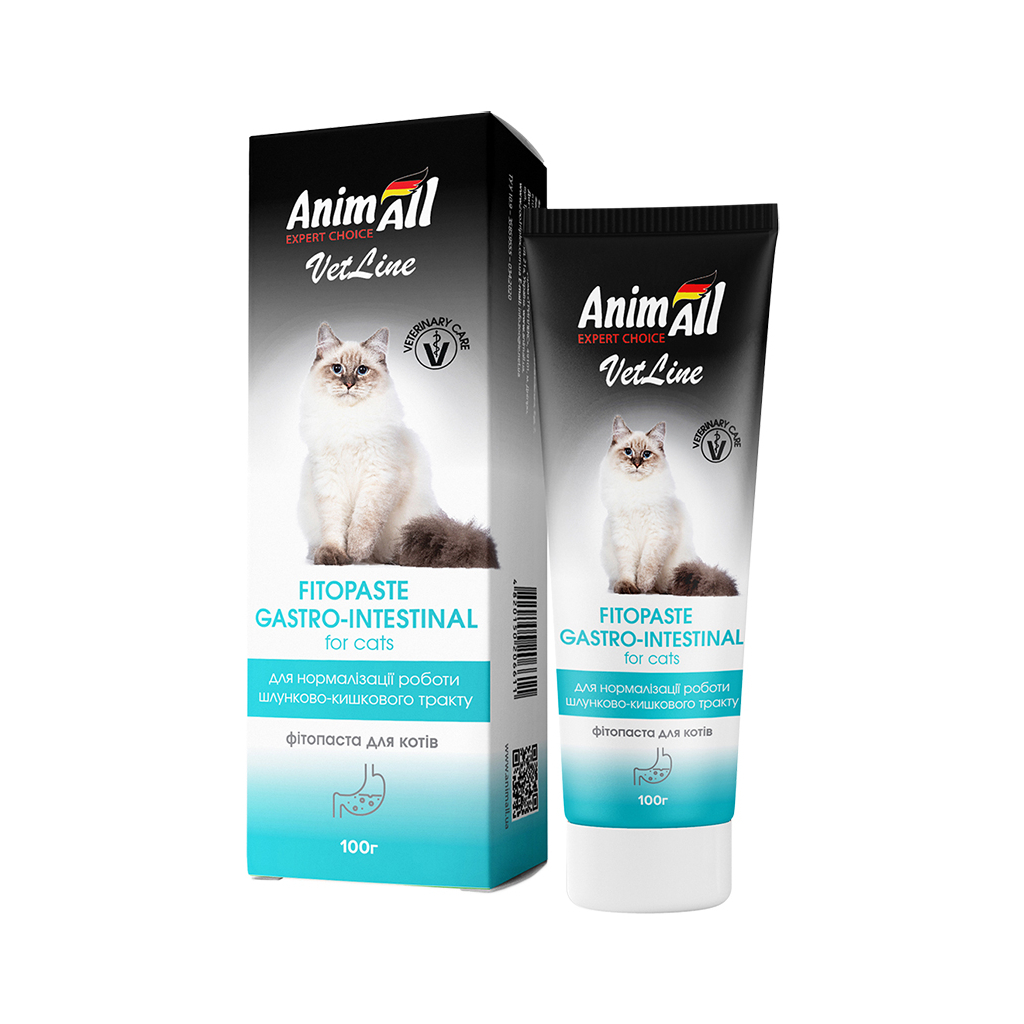 Паста для тварин AnimAll VetLine для нормалізації роботи ШКТ 100 г (4820150206611)