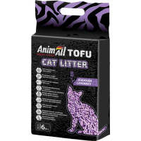 Toilet filler AnimAll Tofu Soy clumping with lavender aroma 2.6 kg (6 l) (4820224500348)