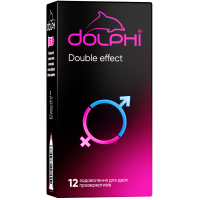 Condoms Dolphi Double Effect 12 pcs. (4820144772986)