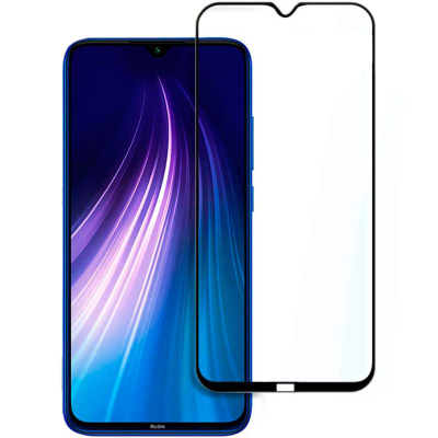 Скло захисне PowerPlant Full screen Xiaomi Redmi Note 8, Black (GL607648)