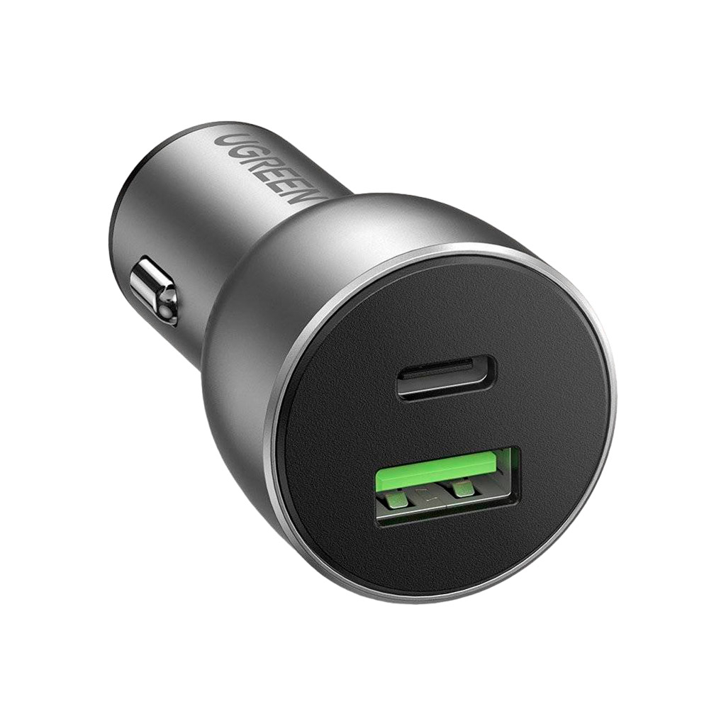 Зарядний пристрій Ugreen QC 3.0+QC 3.0 Dual USB-A 36W Fast Car Charger Space Grey (CD213) (60980) Зарядний пристрій Ugreen QC 3.0+QC 3.0 Dual USB-A 36W Fast Car Charger Space Grey (CD213) (60980)