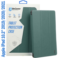 Чохол до планшета BeCover Tri Fold Soft TPU Silicone Apple iPad 10.2 2019/2020/2021 Dark Green (708514)