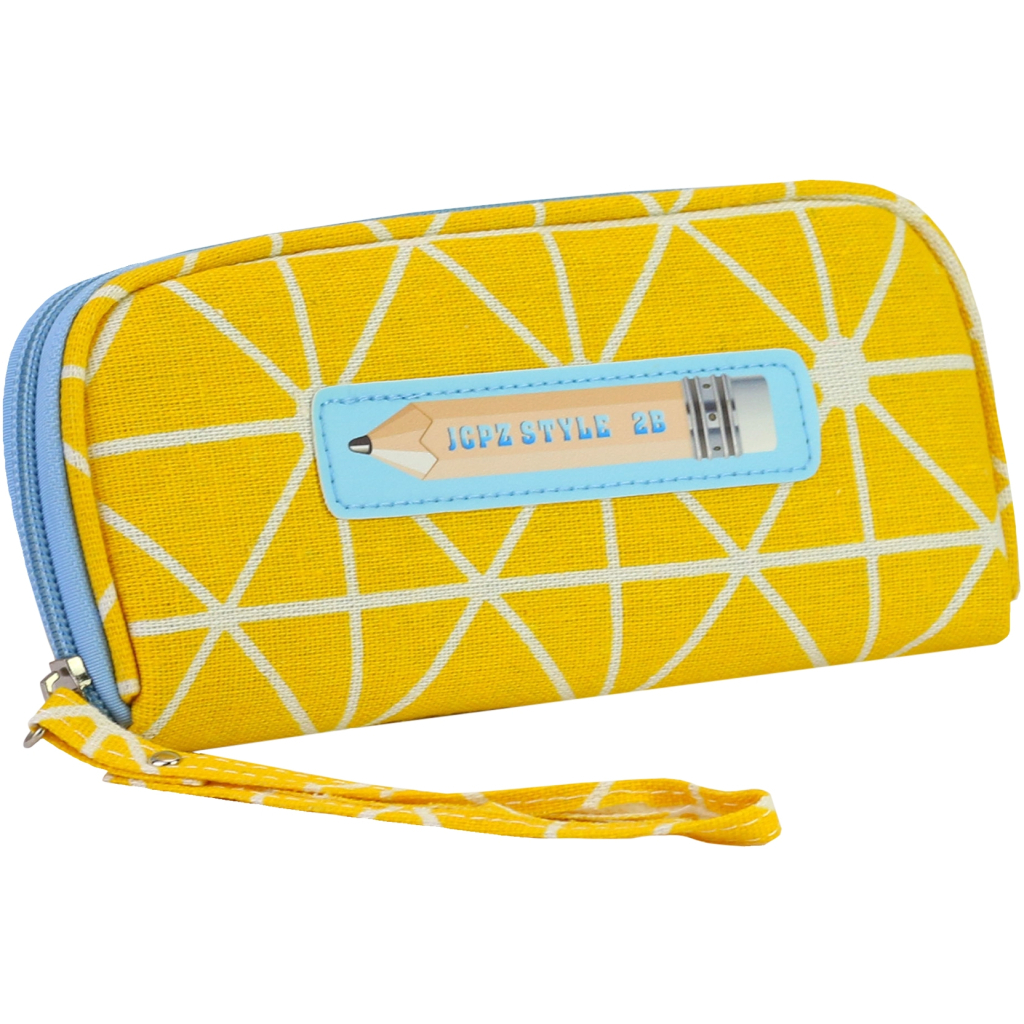 Пенал Cool For School 1 відділення з ремінцем Жовтий (J-2621-yellow) Пенал Cool For School 1 відділення з ремінцем Жовтий (J-2621-yellow)