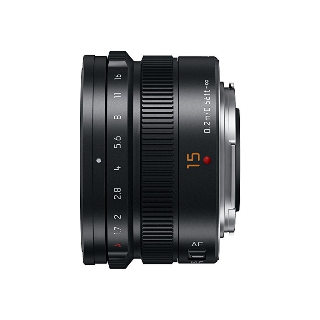 Об'єктив Panasonic Micro 4/3 Lens 15mm f/1.7 ASPH Black (H-X015E9-K) Об'єктив Panasonic Micro 4/3 Lens 15mm f/1.7 ASPH Black (H-X015E9-K)