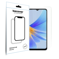 Скло захисне BeCover Oppo A17/A17k 4G 3D Crystal Clear Glass (709775)