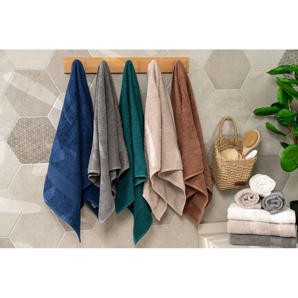 Рушник Ardesto махровий Benefit 100% бавовна сірий 50х90 см (ART2450SG)