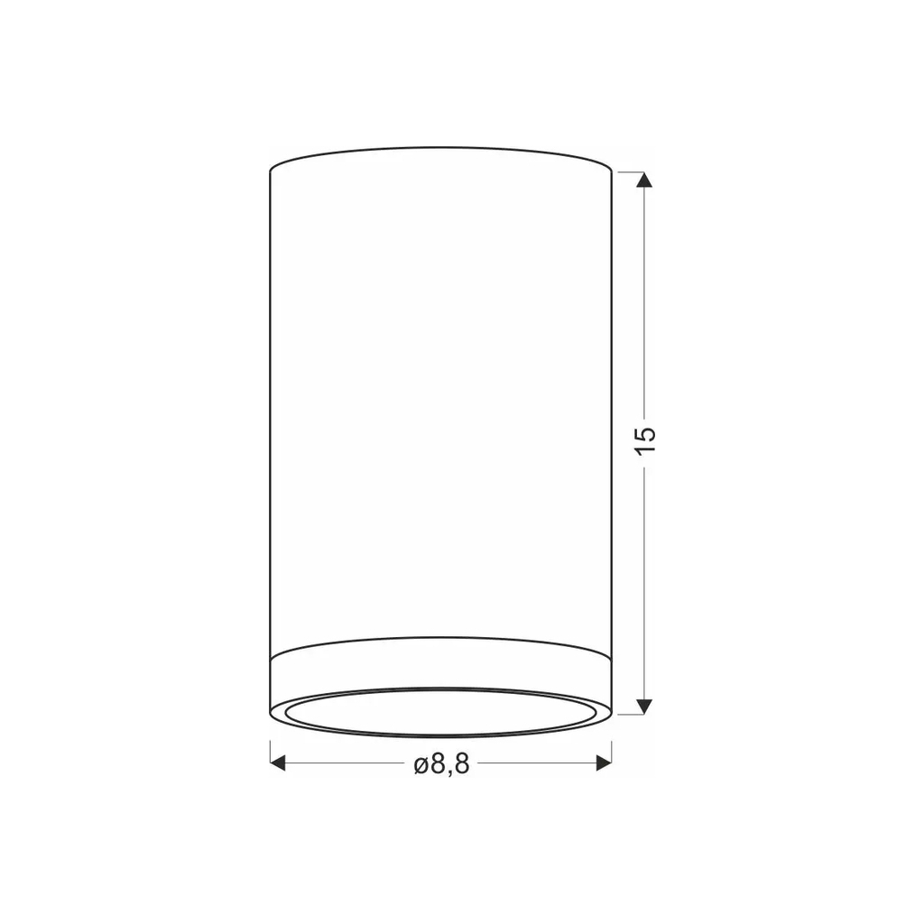 Світильник точковий Candellux 2282879 TUBA (2282879)