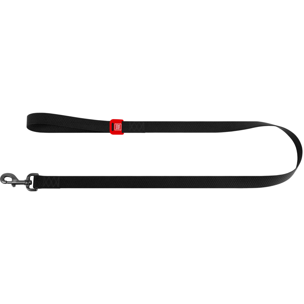 Повідець для собак WAUDOG Waterproof M Ш 20 мм Д 122 см чорний (27271)