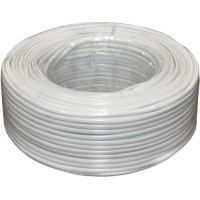 Television cable Ritar RG6U 75 Ohm 1.02mm.CU, 48x0.12m CCA, white, 100m (RT-W100-RG6U-48W 1CU)
