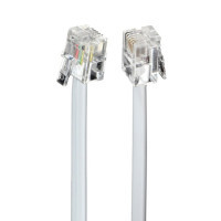Патч-корд телефонний 10м RJ11 (6P4C) Cablexpert (TC6P4C-10M)