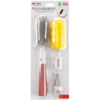 Brush for washing bottles Akuku set (A0512)