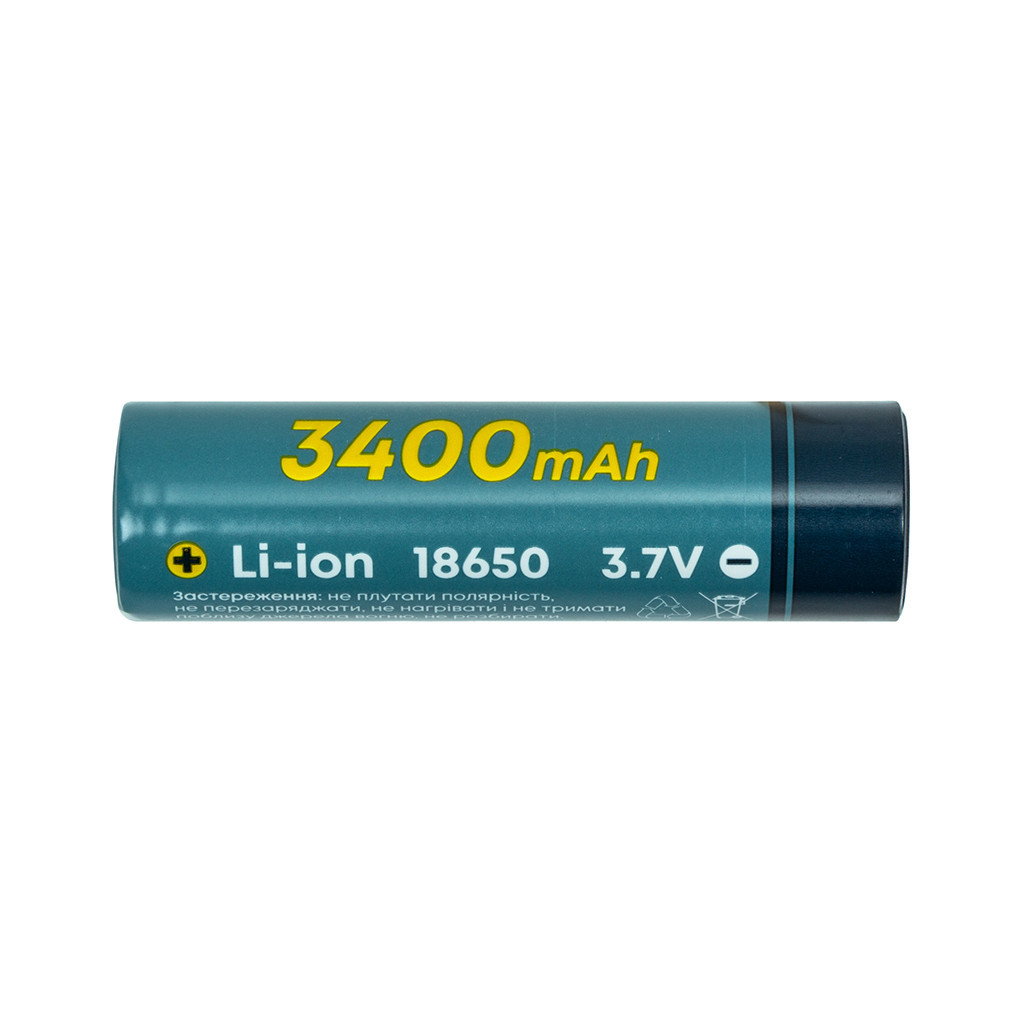 Акумулятор 18650 3400mAh 3.7V 1C PowerPlant (AA620234) Акумулятор 18650 3400mAh 3.7V 1C PowerPlant (AA620234)