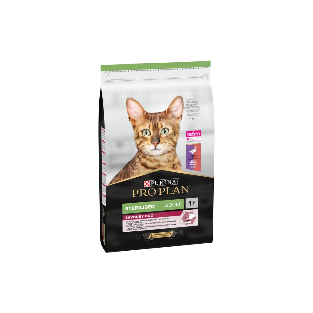 Сухий корм для кішок Purina Pro Plan для стерилізованих/кастрованих з качкою і печінкою 10 кг (7613036732727)