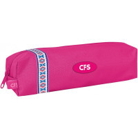 Pencil case Cool For School School Vyshyvanka Classic 1 compartment Pink (CF85545)