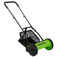 Lawn mower Verto mechanical, 30 cm. 16l, 12-45mm, 7kg (15G350)