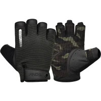 Gloves for fitness RDX T2 Half Brown M (WGA-T2HBR-M)