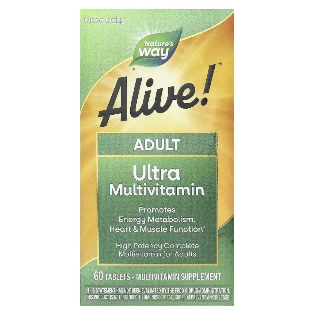 Мультивітамін Nature's Way Мультивітаміни для жінок 50+, смак ягід, Alive! Women's 50+ Multivit (NWY-14068)