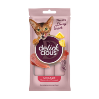 Treats for cats Delickcious Chicken with the addition of pineapple 4 x 15 g (4820269141629)