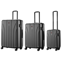 Набір валіз Wenger Oryson 3 в 1 (S,M,L) пластик, 4 колеса, сірий (653212)
