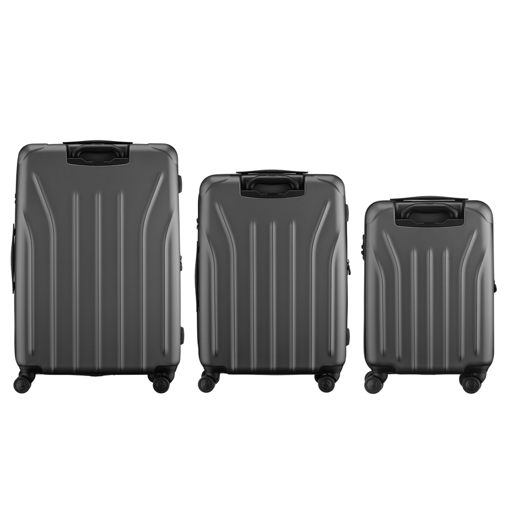 Набір валіз Wenger Oryson 3 в 1 (S,M,L) пластик, 4 колеса, сірий (653212)