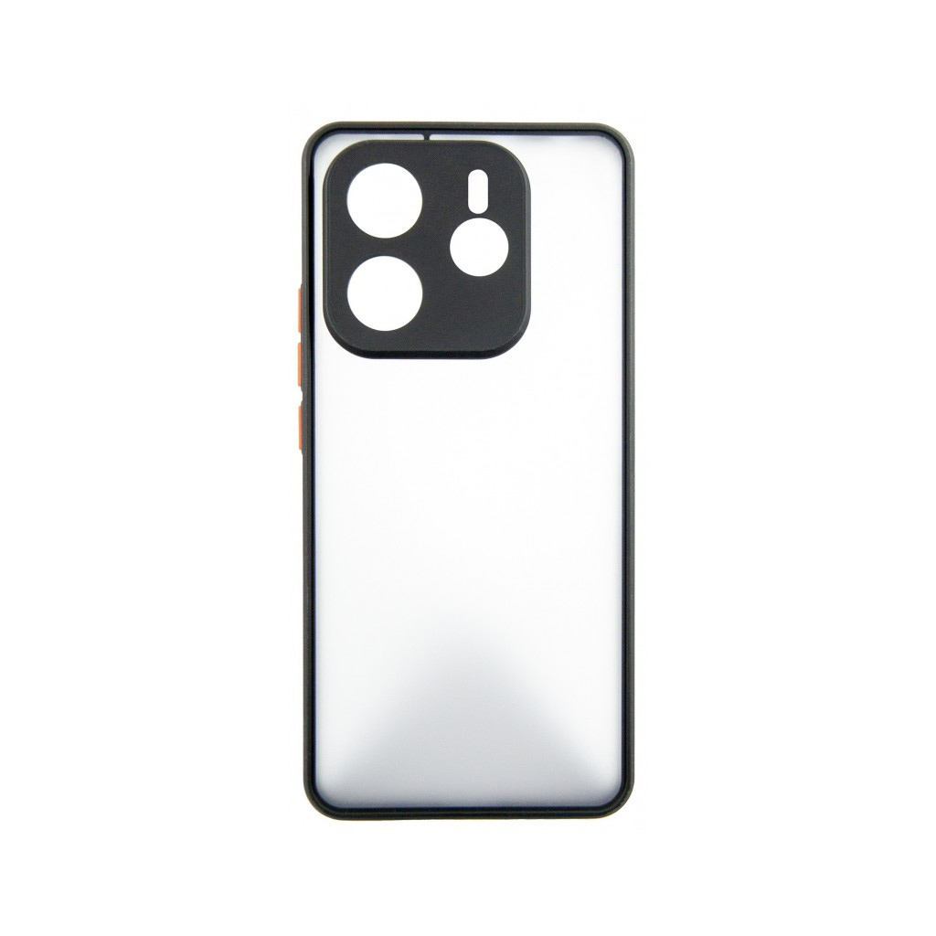 Чохол до мобільного телефона Dengos Matte Xiaomi Redmi Note 14 5G (Black) (DG-TPU-MATT-155)