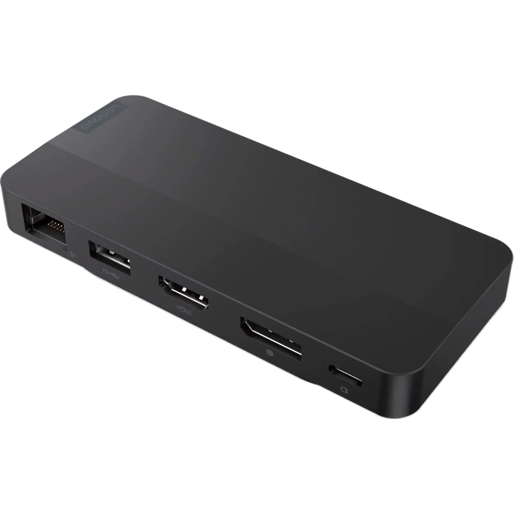 Порт-реплікатор Lenovo USB-C Dual Display Travel Dock (w/ adapter) (40B90100EU)