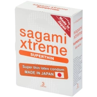 Condoms Sagami Xtreme Superthin Ultrathin 3 pcs. (4974234811878)