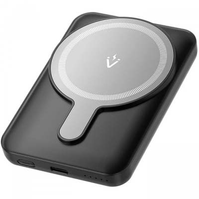 Батарея універсальна Vention Magnetic Wireless 5000mAh 20W 3A, PD, USB-C, Light Indicator, Black (FHSB0)