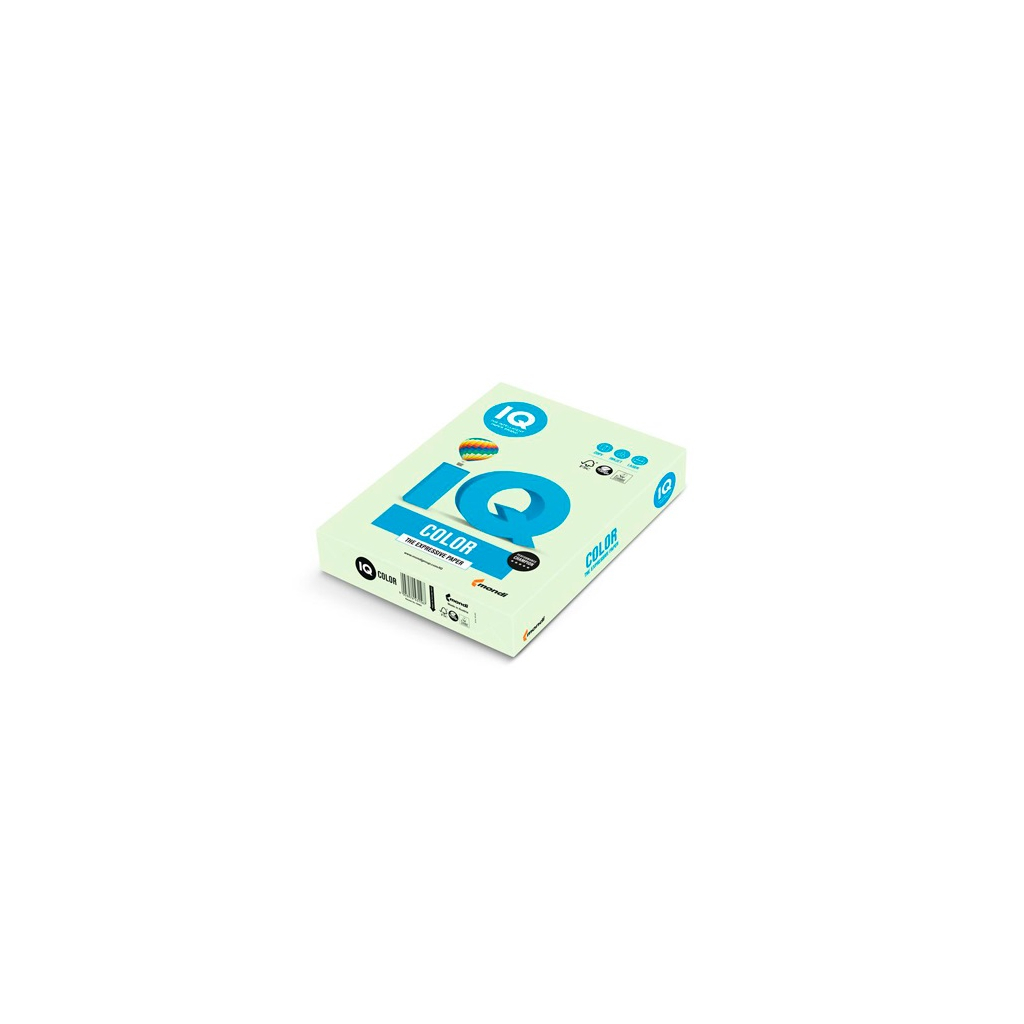 Папір iQ Color A4 80 г/м2 500с, green light Mondi (GN27/A4/80/IQ) Папір iQ Color A4 80 г/м2 500с, green light Mondi (GN27/A4/80/IQ)