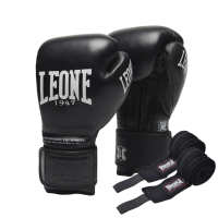 Боксерські рукавички Leone GN111 The Greatest Black 16 унцій (GN111_Black_16oz)