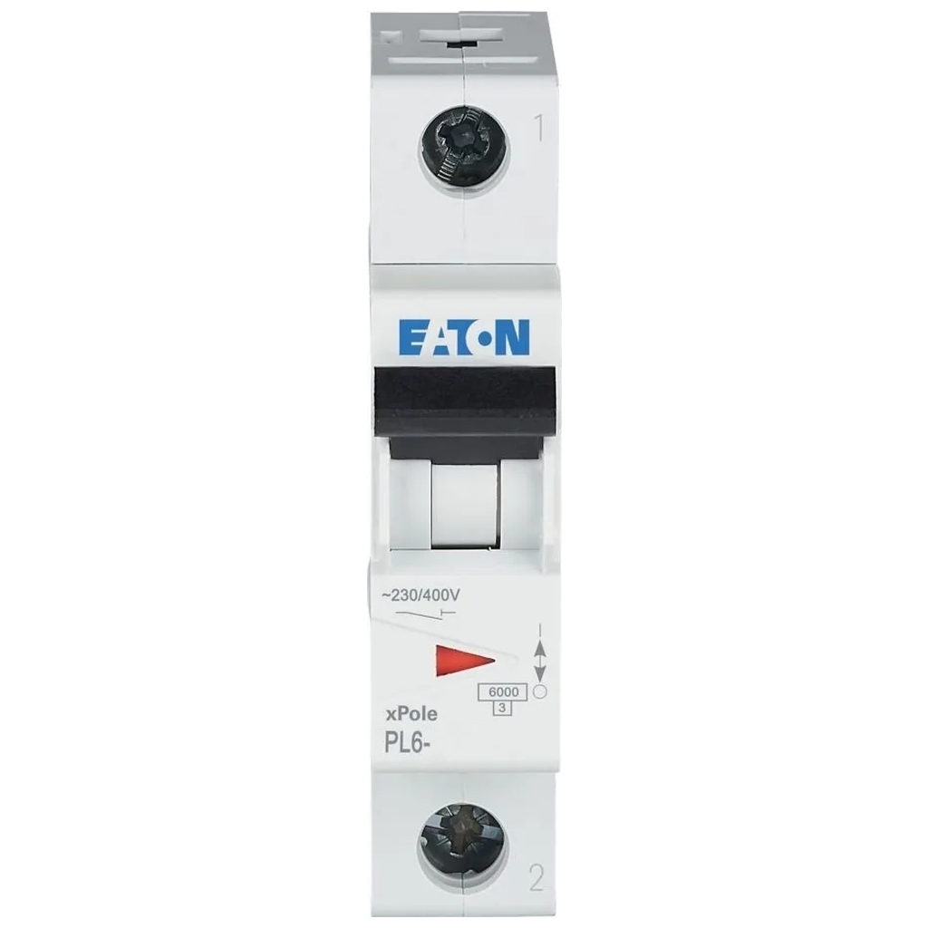 Автоматичний вимикач Eaton 1-п. М1 С 50А PL6 6кА Автоматичний вимикач Eaton 1-п. М1 С 50А PL6 6кА