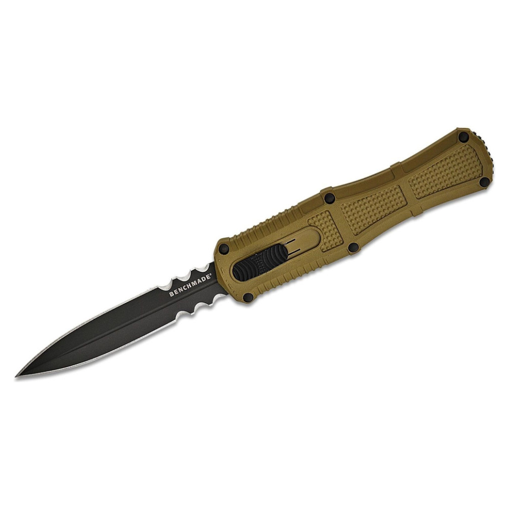 Ніж Benchmade Claymore OTF Auto Serrated Green (3370SGY-1) Ніж Benchmade Claymore OTF Auto Serrated Green (3370SGY-1)